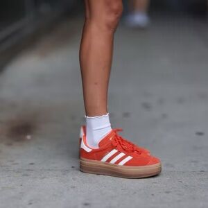 Adidas WMNS GAZELLE BOLD 'COLLEGIATE ORANGE GUM'